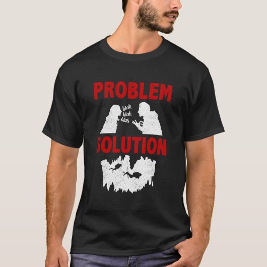 Grotduiken Duiker Probleemoplossing Hobby T-shirt (Voorkant)