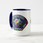 Grote 15oz uit om Mok te beschermen (Voorkant links)