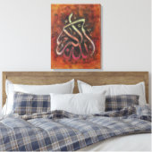 GROTE 16X20 ALLAH-U-AKBAR - Originele Islamitische Canvas Afdruk (Insitu (Slaapkamer))