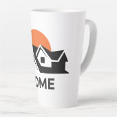 Grote 17oz Latte Mok - Perfecte mix van stijl en (Rechterhoek)