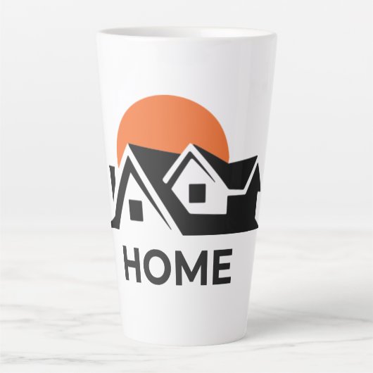 Grote 17oz Latte Mok - Perfecte mix van stijl en (Voorkant)