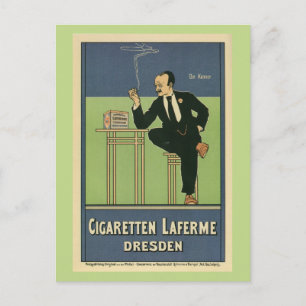 Grote  1890 Duitse sigaret adverteren Briefkaart