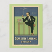 Grote  1890 Duitse sigaret adverteren Briefkaart (Voorkant)