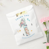 Grote 1-ste verjaardag onder het Zee Foto Collage Bedankzakje (Gezegeld)