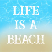 Grote 20,3 x 20,3 cm vinylbesproeiers met maat sticker (Voorkant)