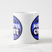 Grote 20oz #diabteschat Ruimte-Mok (met logo) Grote Koffiekop (Voorkant)