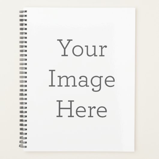 Standaard (21,6 x 28 cm), Soft Cover, Zwart Spiralen Planner (Voorkant)