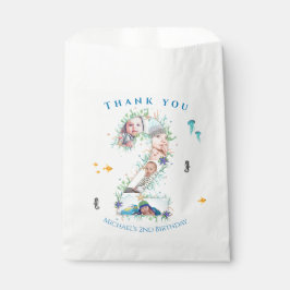 Grote 2e foto-collage Birthday onder het Zee Bedankzakje