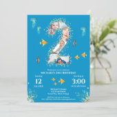 Grote 2e foto-collage Birthday onder het Zee Kaart (Staand voorkant)