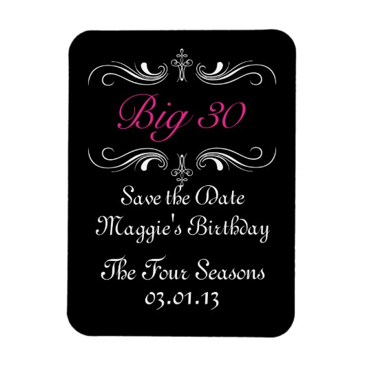 Grote 30 magneet (Verticaal)