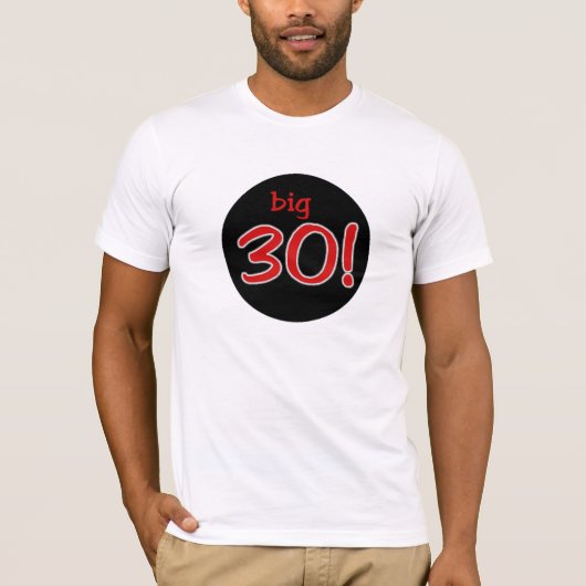 Grote 30 t-shirt (Voorkant)