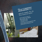 Grote 3.5 "x2.5", Marine Blauw, Tegelfoto's Visitekaartje