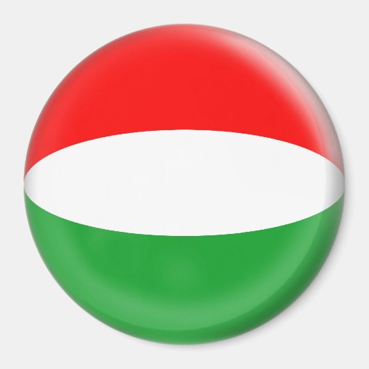 Grote 3 inch magneet - Hongaarse vlag (Voorkant)