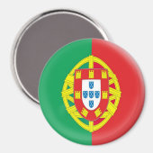 Grote 3 inch magneet - Portugal vlag (Voorkant / Achterkant)