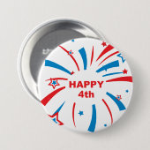 Grote, 3-inch ronde Button (Voorkant /achterkant)