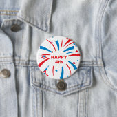 Grote, 3-inch ronde Button (In situ)