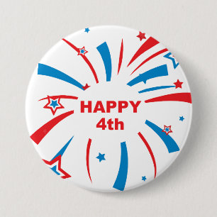 Grote, 3-inch ronde Button