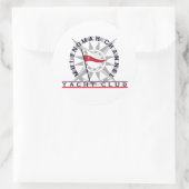 Grote 3-inch stickers, set van 6 per pagina ronde sticker (Tas)