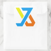 Grote 3" vierkante sticker (Tas)