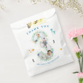 Grote 3e foto-collage Birthday onder het Zee Bedankzakje (Gezegeld)