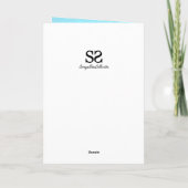 Grote 3e verjaardag onder het Zee Foto Collage Kaart (Achterkant)