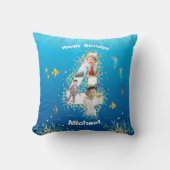 Grote 4-de-verjaardag fotocollage onder het Zee Kussen (Voorkant)