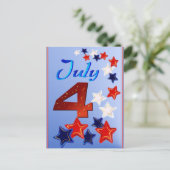Grote 4 juli Briefkaart (Staand voorkant)