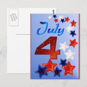 Grote 4 juli Briefkaart (Voorkant / Achterkant)