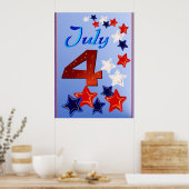 Grote 4 juli Poster (Keuken)