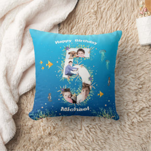 Grote 5-jarige fotocollage onder het Zee Kussen