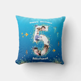 Grote 5-jarige fotocollage onder het Zee Kussen