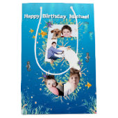 Grote 5-jarige fotocollage onder het Zee Medium Cadeauzakje (Voorkant)