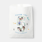 Grote 5e foto-collage Birthday onder het Zee Bedankzakje (Voorkant)