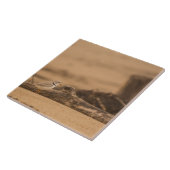 Grote (6-inch x 6-inch) keramische fotostapel voor tegeltje (Zijkant)