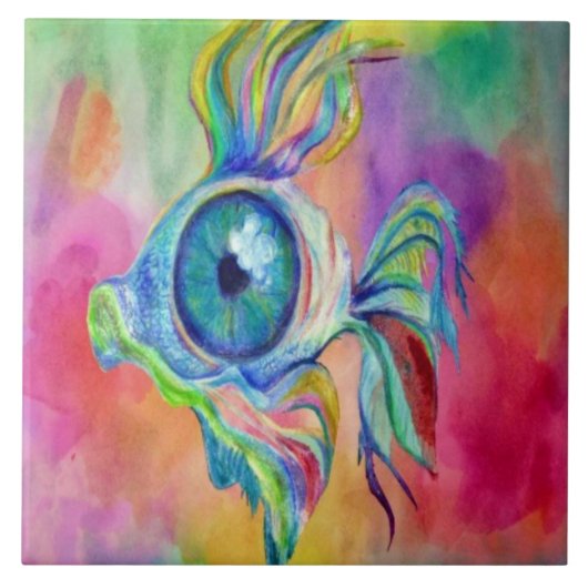 Grote (6 x 6 inch) keramische  voor foto's tegeltje (Voorkant)