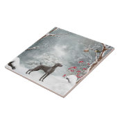 Grote (6 x 6 inch) keramische weekvijver tegeltje (Zijkant)