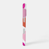 Grote 70s stippen in paars iPhone 16 hoesje (Rechterkant)
