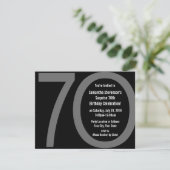 Grote 7-0 uitnodigingen voor verjaardagsfeestjes (Staand voorkant)