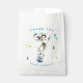 Grote 7e foto-collage Birthday onder het Zee Bedankzakje (Voorkant)