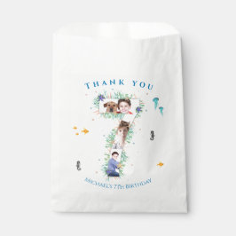 Grote 7e foto-collage Birthday onder het Zee Bedankzakje