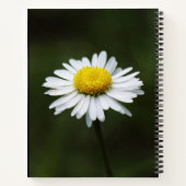 Grote 8,5-inch x 11-inch laptop met Daisy Flower ( Notitieboek (Achterkant)