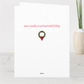 grote 8 x 11 wenskaarten kaart (Achterkant)