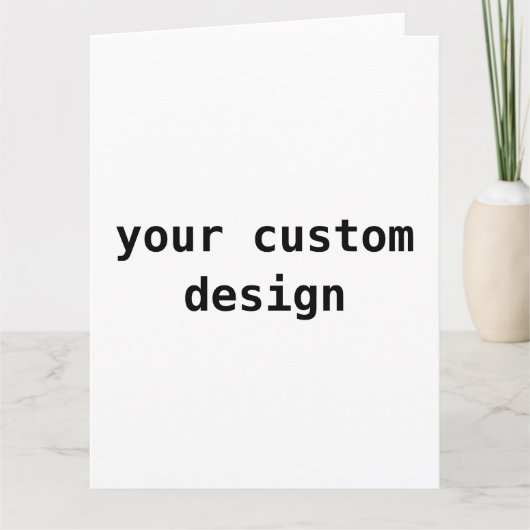 grote 8 x 11 wenskaarten kaart (Voorkant)