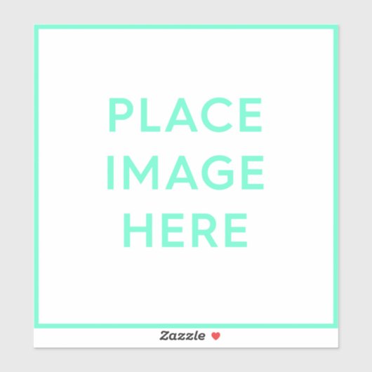 Grote 8 x 8 inch vinylstickers op maat sticker (Vel)