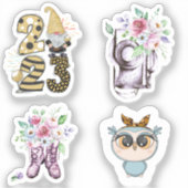 Grote 8 x 8 inch vinylstickers op maat sticker (Voorkant)