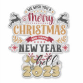 Grote 8 x 8 inch vinylstickers op maat sticker (Voorkant)