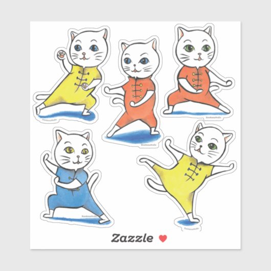 Grote 8 x 8 inch vinylstickers op maat sticker (Vel)