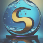 Grote 8 x 8 inch vinylstickers op maat sticker (Voorkant)