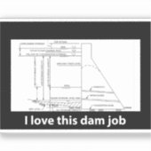 Grote 8 x 8 inch vinylstickers op maat sticker (Voorkant)