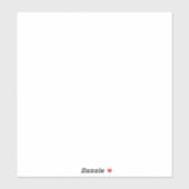 Grote 8 x 8 inch vinylstickers op maat sticker (Vel)